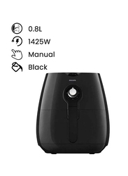Philips 0.8L Daily Collection Airfryer, 1425W, HD9218/51, Black