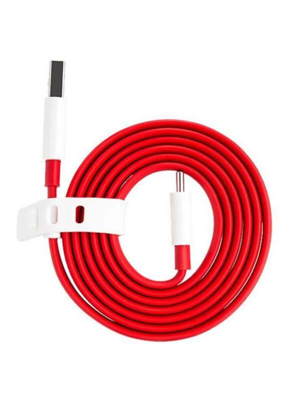 

Oneplus 100 cm Official Dash Charge Type-C Cable For OnePlus, Red