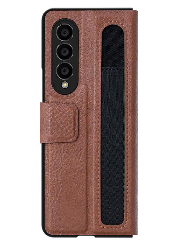 

Unspecified Nillkin Samsung Galaxy Z Fold4 5g Aoge Leather Mobile Phone Flip Case Cover, Brown