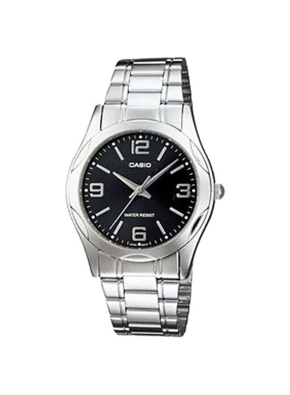 

Casio Enticer Analog Watch for Men with Stainless Steel Band, Water Resistant, MTP-1275D-1A2, Silver/Black