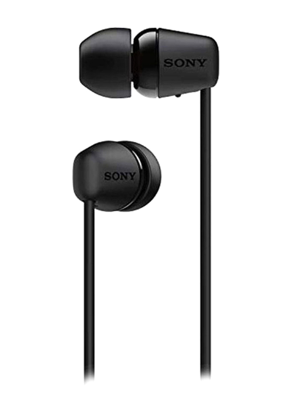 Sony WI-C200 Wireless Neckband In-Ear Headphones with Mic, Black
