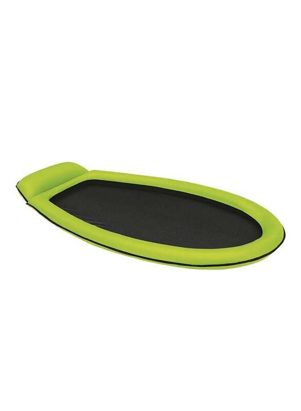 

Intex Inflatable Floating Raft with Headrest, Green/Black