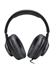JBL Quantum 100 3.5 mm Jack On-Ear Gaming Headphones with Mic, Black
