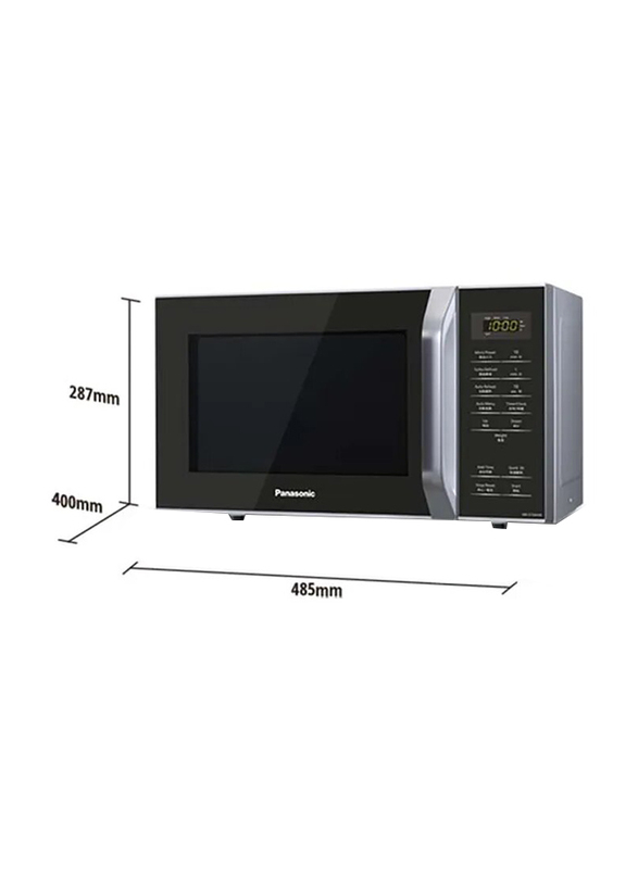Panasonic 25L Microwave Oven, 800W, NN-ST34, Silver/Black