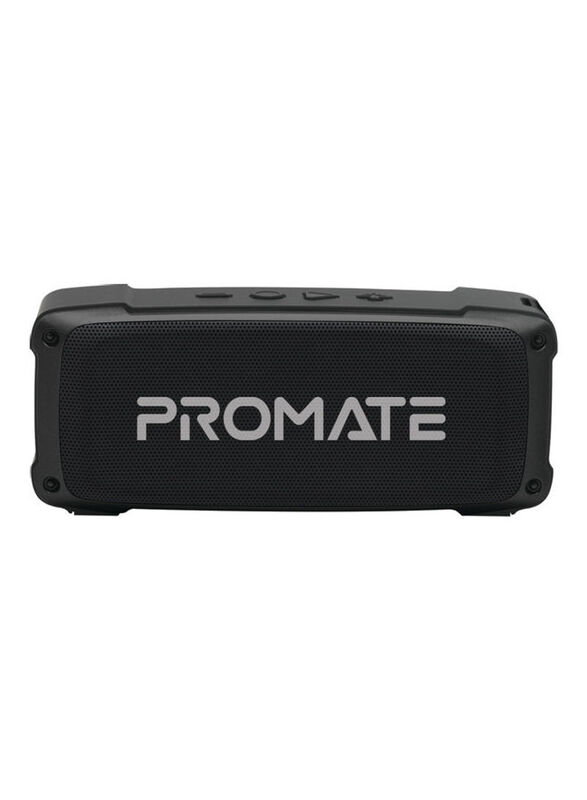 

Promate Premium 6W HD Rugged Wireless Speaker with 4H Playtime, Black