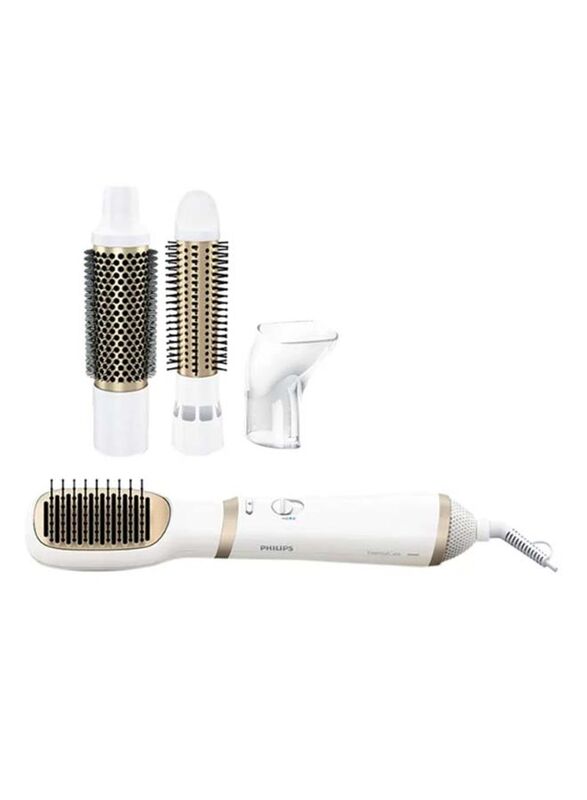 

Philips Hair Dryer Set, HP8663/03, White/Gold