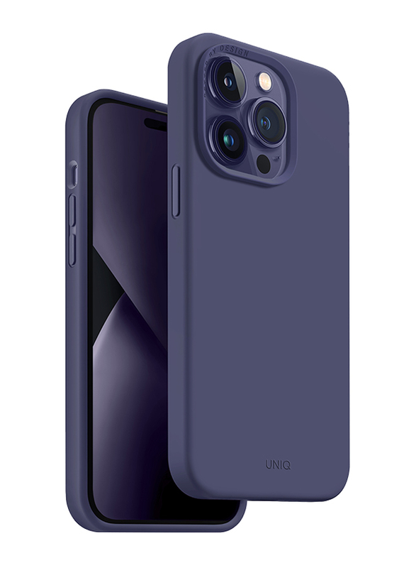 

Uniq Apple iPhone 14 Pro Max 6.7 2022 Lino Mobile Phone Case Cover, Fig Purple