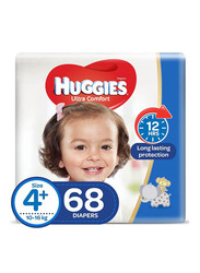 Huggies Ultra Comfort Superflex Jumbo Diapers, Size 4, 10-16 kg, 68 Count