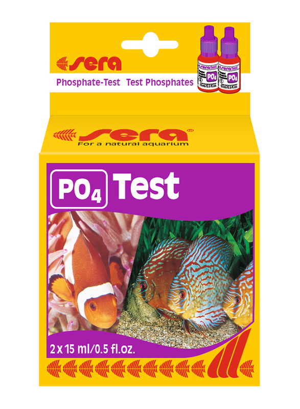

Sera Phosphate (PO4) Test, 2 x 15ml, Multicolour