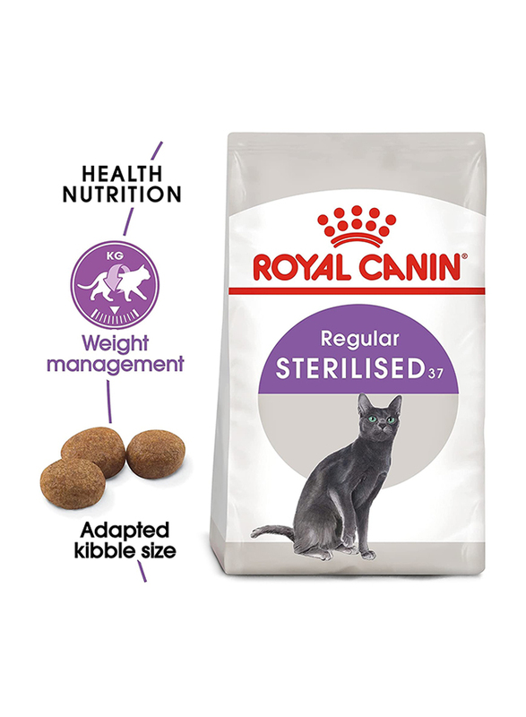 

Royal Canin Feline Health Nutrition Sterilised Dry Cat Food for Adult, 400g