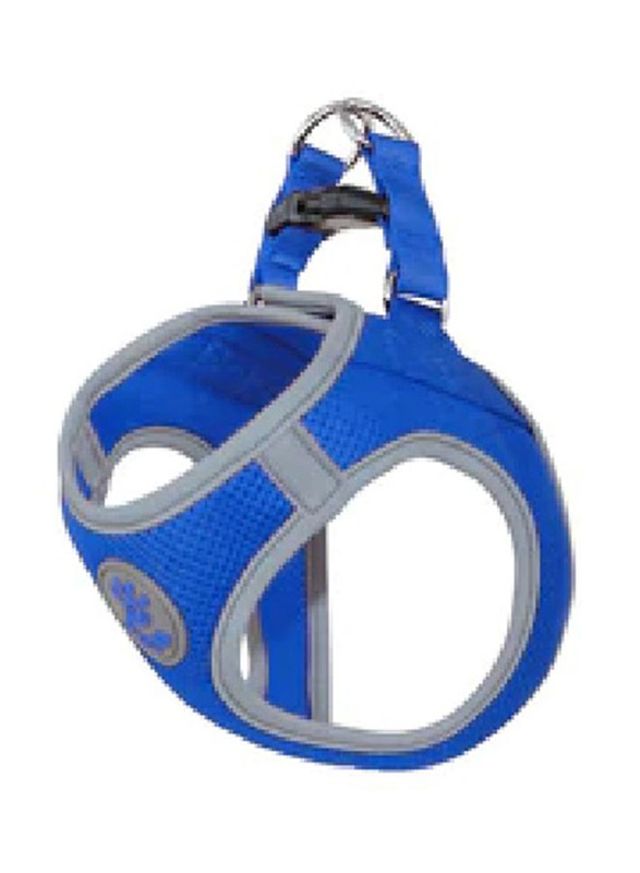 

Doco Signature Athletica Quick V Mesh Harness for Dogs, Medium, Blue/Grey