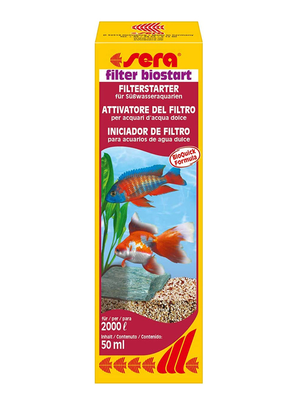 

Sera Filter Biostart, 50ml, Multicolour