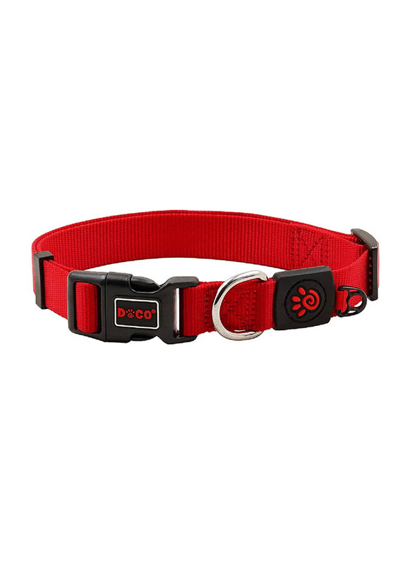 

Doco Signature Nylon Collar for Dogs, Extra-Small, Red