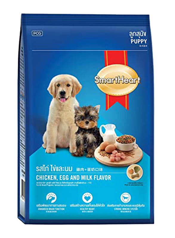 

Smart Heart Puppy Chicken, Egg & Milk Dry Food, 3Kg