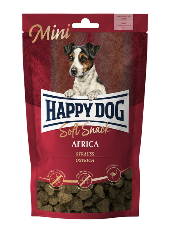 

Happy Dog Soft Snack Mini Africa Ostrich, 0.1 Kg