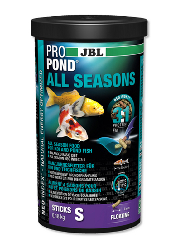 

JBL Pro Pond All Seasons Sticks Dry Fish Food, 180g