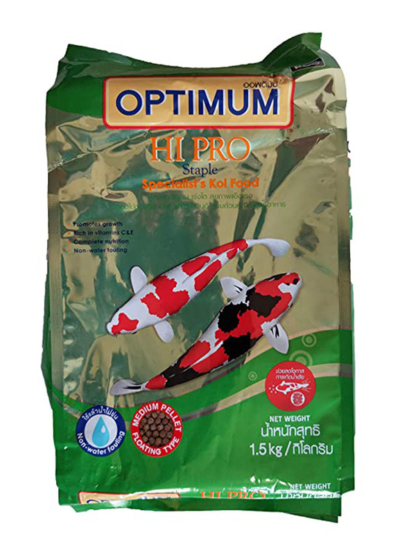 

Optimum Koi Super Colour Dry Fish Food, 1.5Kg