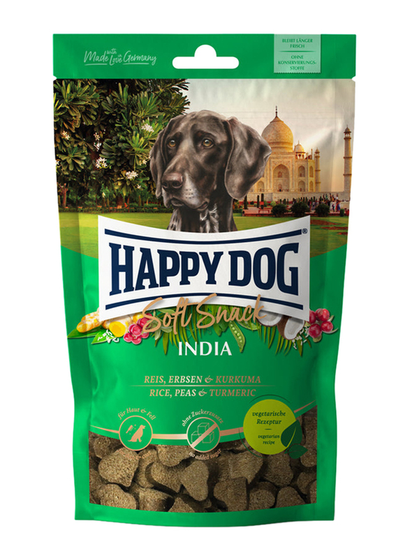 

Happy Dog Soft Snack India Rice, Peas & Turmeric, 0.1 Kg