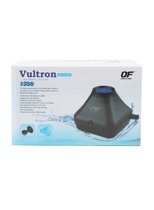 

Ocean Free Vultron Aquarium Air Pump, Black