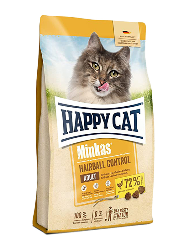 

Happy Cat Minkas Hairball Control Dry Cat Food, 10 Kg