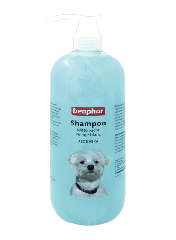 

Beaphar Shampoo Aloe Vera for White Coat Dogs, 250ml, Blue