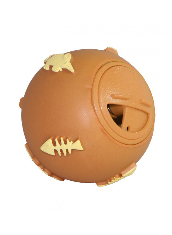 

Meowee Treat Ball Cat Toy, 75mm, Brown
