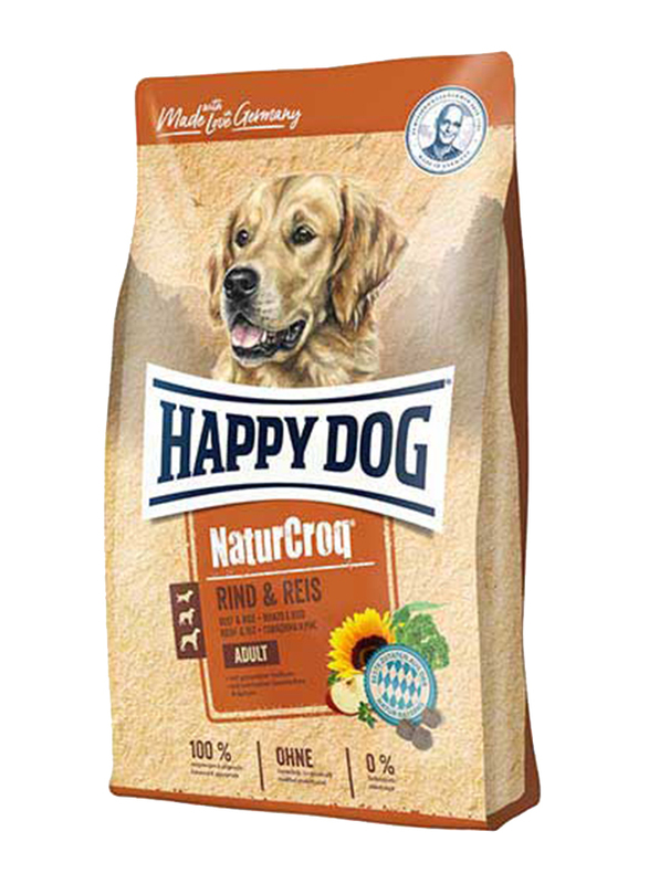 

Happy Dog NaturCroq Beef and Rice Dry Food, 15Kg