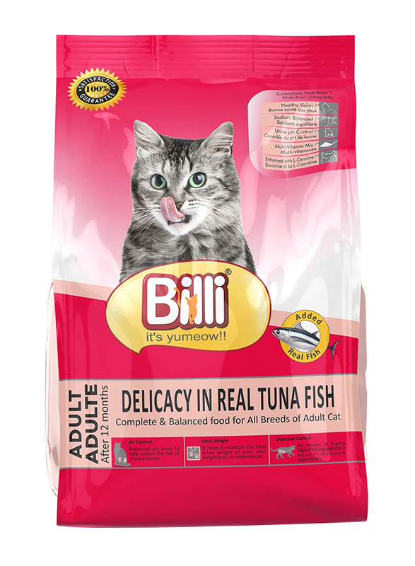 

Billi Real Tuna Dry Cat Food for Adult, 3 Kg