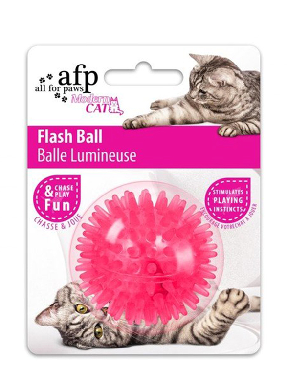 

AFP Flash Ball Cat Toy, Pink
