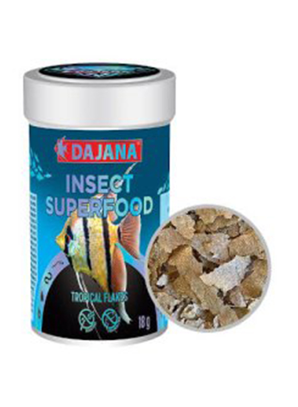

Dajana Insect Super Food Tropical Flakes Dry Fish Food, 100ml