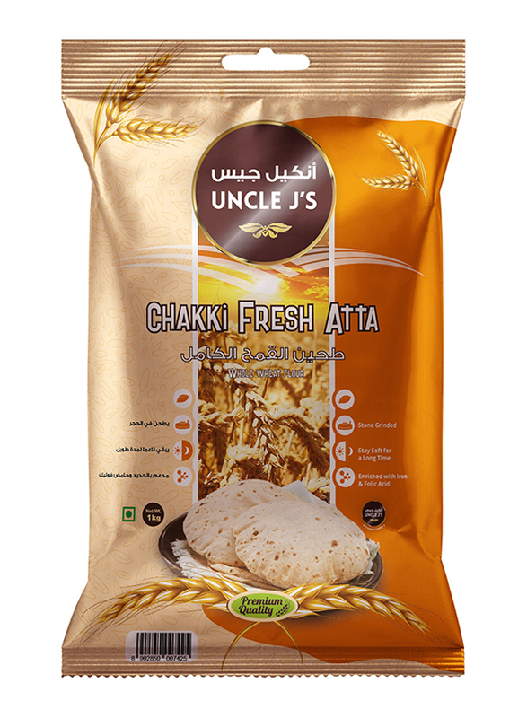 

Uncle J's Chakki Fresh Atta, 30 x 1Kg