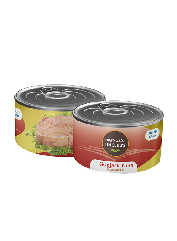 

Uncle J's Skipjack Tuna Solid in Sunflower Oil, 185g