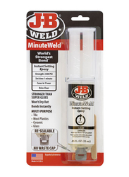 J-B Weld Instant-Setting Epoxy Syringe, Clear