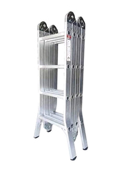 EMC Aluminium Multi-Purpose 12 Steps Ladder, Silver