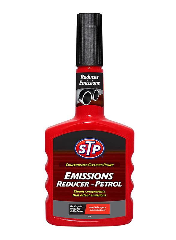 STP 400ml Emissions Reducer Petrol for Clean Components, 78400, Red