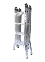 EMC Aluminium Multi-Purpose 8 Steps Ladder, Silver