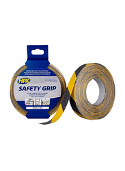 HPX SC2518 Anti-Slip Tape, 25mm x 18m, Black/Yellow