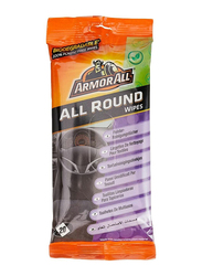 Armor All 20-Piece Multi Purpose Carpet & Seat Wipes, 38020, Multicolour