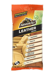 Armor All 20-Piece Biodegradable Leather Flow Wipes, 39020, Multicolour