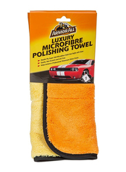 Armor All 38 x 42cm Luxury Microfiber Polishing Towel, 40029, Orange