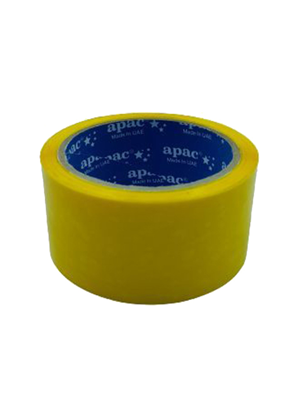 

APAC BOPP Packing Tape, 50y x 48mm, Yellow