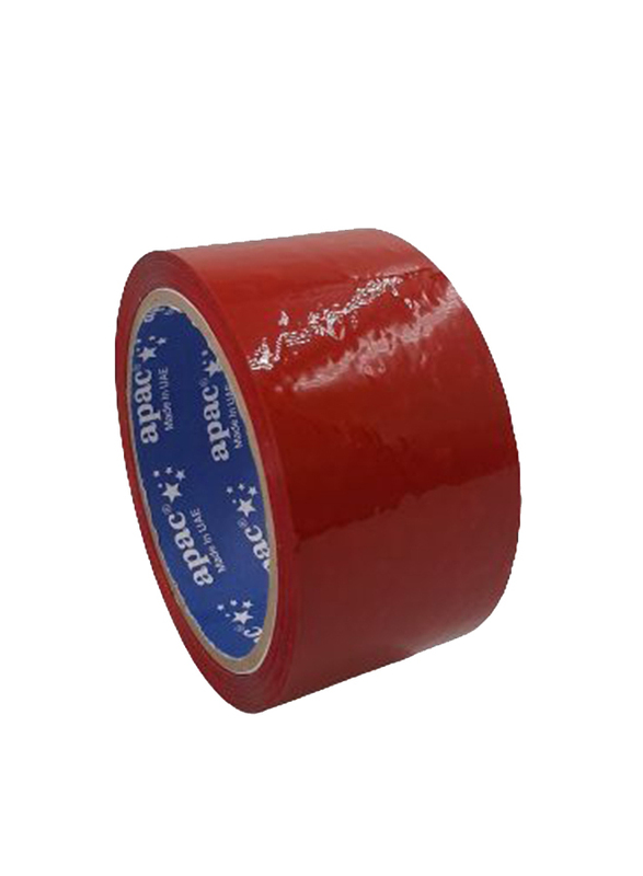 

APAC BOPP Packing Tape, 50y x 48mm, Red