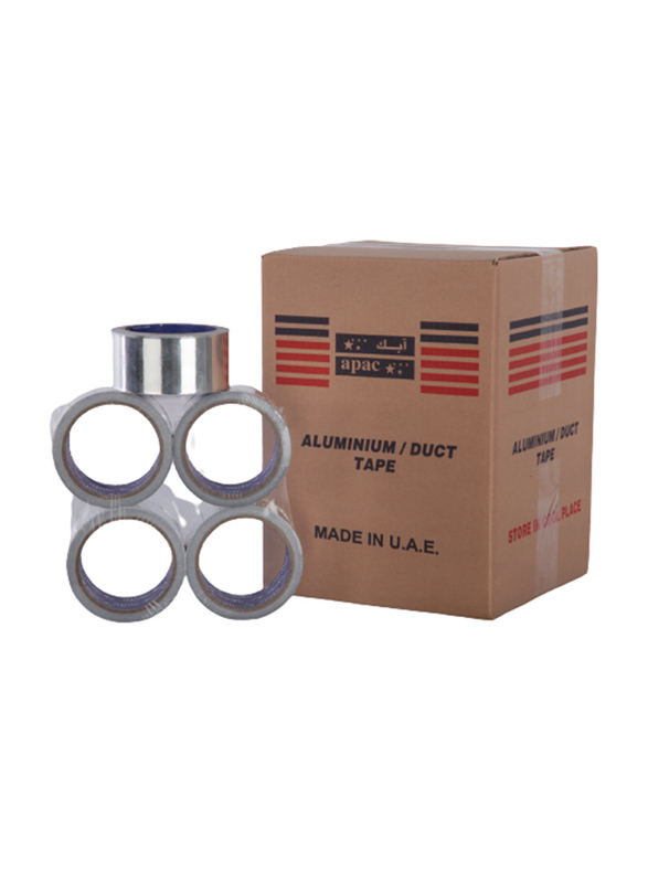 

APAC Aluminium Foil Duct Tape, 15 Yds x 2 Inches, 24 Rolls, Grey