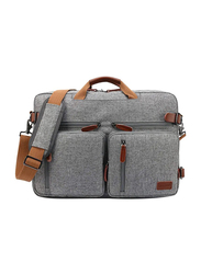 Coolbell 17.3-inch Convertible Multi-Functional Briefcase Laptop Bag, CB-5002, Grey