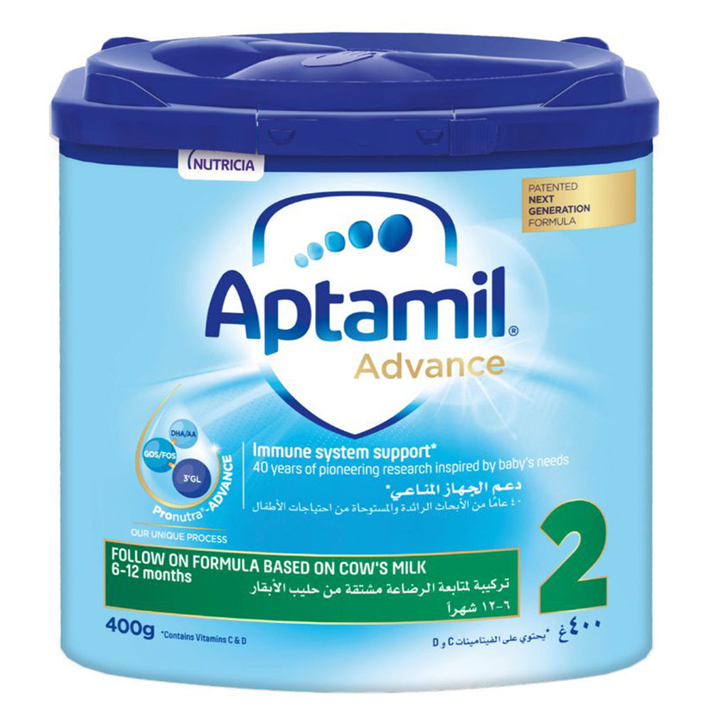 Aptamil Advance 2 Next Generation Infant Formula Milk, 400gm