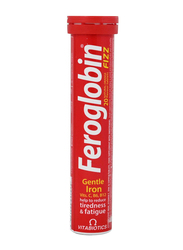 Vitabiotics Feroglobin Fizz Orange Flavour Supplement, 20 Tablets