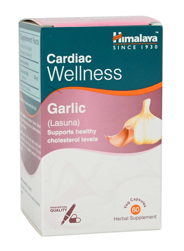 

Himalaya Garlic Lasuna Herbal Supplement, 60 Capsules