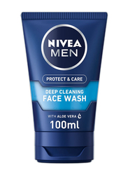 Nivea Men Protect & Care Deep Cleaning Face Wash, 100ml