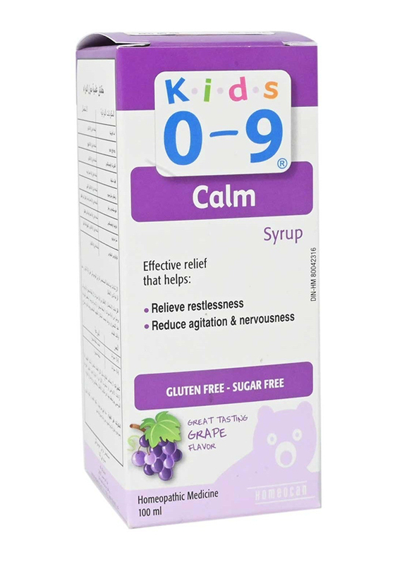 

Homeocan Kids 0-9 Calm Syrup for Restlessness, 100ml