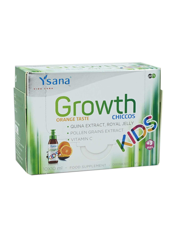 

Sana Growth Kids Orange Drinkable Vials, 10 x 10ml